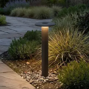 Lucande borne lumineuse LED Haloa, noir, hauteur 50 cm, IP54Vendu parluminaire