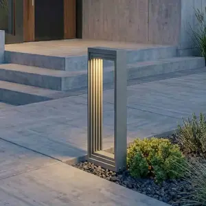 Lucande luminaire pour socle LED Ashkan, hauteur 40 cm, anthracite, IP... pas cher