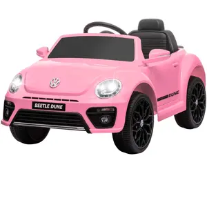 AIYAPLAY Véhicule électrique pour enfants, VW Coccinelle, 3-5 km/h, av... pas cher