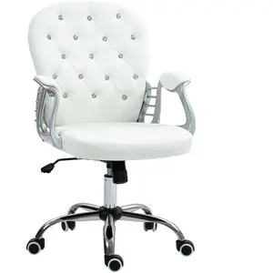 Vinsetto Chaise de Bureau, Chaise de Bureau Ergonomique avec Accoudoir... pas cher