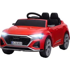AIYAPLAY Voiture électrique pour enfants, 12V Audi Q8, 3-5 km/h, téléc... pas cher