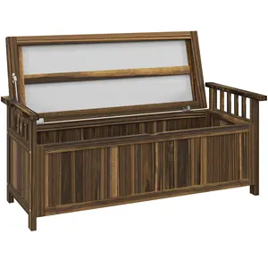 Outsunny Banc de Jardin en Bois pour Deux Personnes, Banc de Jardin Ré... pas cher