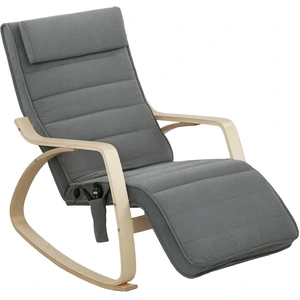 HOMCOM Fauteuil à bascule avec fonction de massage, chauffage lombaire... pas cher