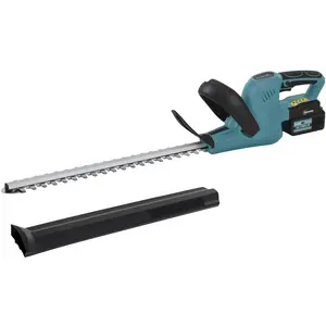 Outsunny Taille-haie électrique sans fil avec lame de 51cm, moteur, ba... pas cher