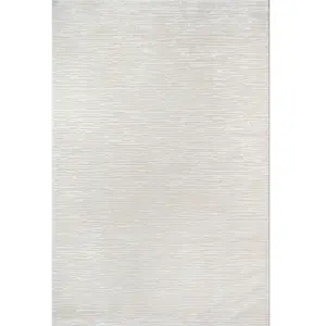 Tapis salon style moderne, crème, 120 x 170 cm pas cher