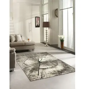 Tapis marla design moderne arbre, nature, 160 cm rond pas cher