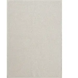 Premium Wool Tapis Laine Style Scandinave Crème, 160 X 230 Cm pas cher