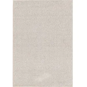 Tapis résistant poil ras feutre, beige, 80 x 150 cm pas cher
