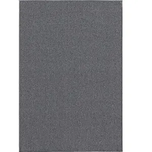 Tapis natal moderne uni anti-salissures, anthracite, 240x340 cm pas cher