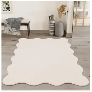 Tapis Relax lavable antidérapant, beige, 120 x 160 cm pas cher