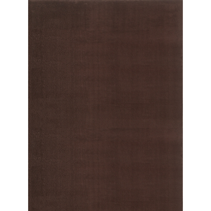 Tapis cosy lavable moelleux élégant uni, marron, 80 x 150 cm