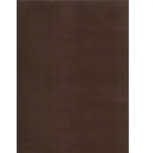Tapis cosy lavable moelleux élégant uni, marron, 160 x 220 cm pas cher