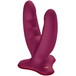 Fun Factory - Ryde Double Godemichet Rouge Vin pas cher