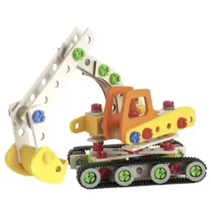 HEROS Constructor Pelleteuse en bois 170 pièces 4 modèles FSC hêtre