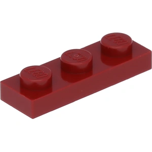 Lego® 1x3 plaque 3623 - 50 pièces rouge foncé pas cher