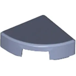 Lego® 1x1 Carreaux coin rond 25269 - 1 pièce bleu sable pas cher