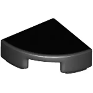 Lego® 1x1 carreau coin rond 25269 - 1 pièce noir pas cher