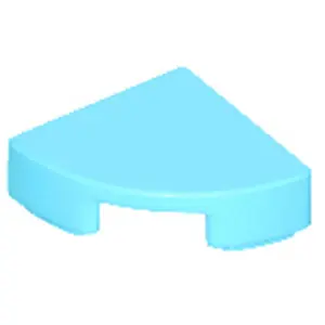 Lego® 1x1 carreau coin rond 25269 - 1 pièce bleu azur moyenVendu parkaufland