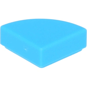 Lego® 1x1 carreaux coin rond 25269 - 250 pièces bleu azur moyen pas cher
