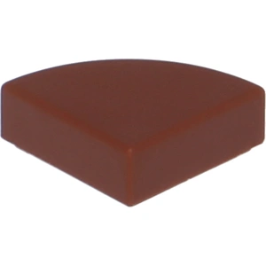 Lego® 1x1 carreaux coin rond 25269 - 250 pièces rouge-brun pas cher