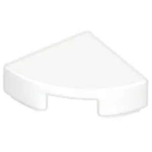 Lego® 1x1 Carreaux coin rond 25269 - 1 pièce blanc pas cher
