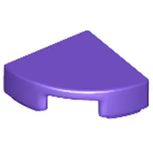 Lego® 1x1 carreaux coin rond 25269 - 250 pièces violet foncé pas cher