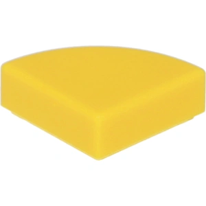 Lego® 1x1 carreaux coin rond 25269 - 100 pièces jaune pas cher