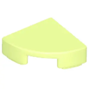 Lego® 1x1 Carreaux coin rond 25269 - 10 pièces jaune-vertVendu parkaufland