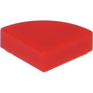 Lego® 1x1 carreaux coin rond 25269 - 100 pièces rouge pas cher