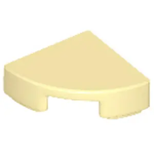 Lego® 1x1 carreaux coin rond 25269 - 100 pièces beige pas cher