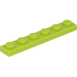 Lego® 1x6 planche 3666 - 100 pièces Lime pas cher