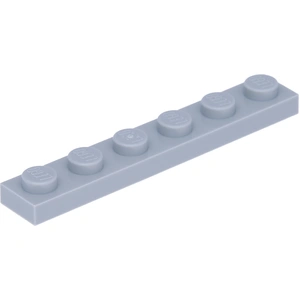 Lego® 1x6 plaque 3666 - 100 pièces gris clair pas cher