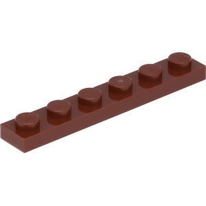 Lego® 1x6 plaque 3666 - 10 pièces rouge-brunVendu parkaufland