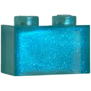 Lego® brique 1x2 3065 - 1 pièce transparente satinée bleu clairVendu parkaufland
