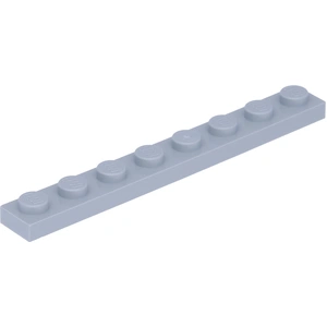 Lego® 1x8 plaque 3460 - 100 pièces gris clair pas cher