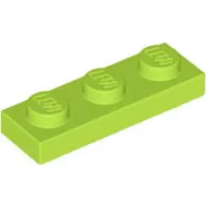 Lego® 1x3 plaque 3623 - 1 pièce Lime pas cher