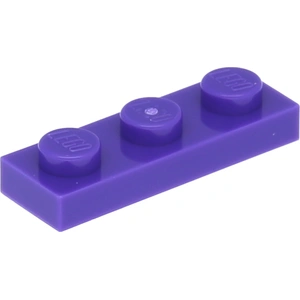 Lego® 1x3 plaque 3623 - 10 pièces violet foncé pas cher