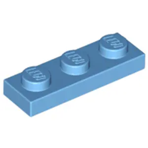 Lego® 1x3 plaque 3623 - 10 pièces bleu moyenVendu parkaufland