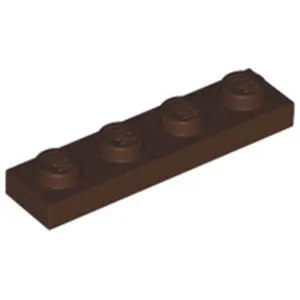 Lego® 1x4 plaque 3710 - 1 pièce brun foncéVendu parkaufland