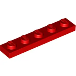 Lego® 1x5 plaque 78329 - 1 pièce rouge
