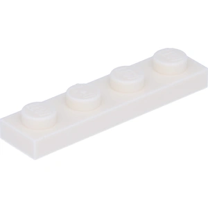 Lego® 1x4 plaque 3710 - 250 pièces blanc pas cher