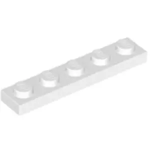 Lego® 1x5 plaque 78329 - 100 pièces blanc pas cher
