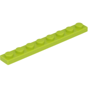 Lego® 1x8 plaque 3460 - 10 pièces Lime