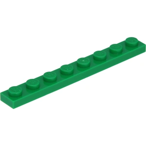 Lego® 1x8 plaque 3460 - 1 pièce vert pas cher