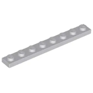 Lego® 1x8 plaque 3460 - 10 pièces gris bleuté clair
