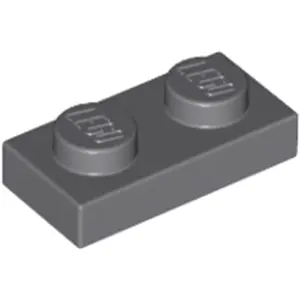 Lego® 100x 1x2 plaques 3023 - Plaque gris bleu foncé - Dark Bluish Gra...
