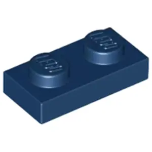 Lego® 10x 1x2 assiettes 3023 - Assiette Dunkelblau - Bleu foncé