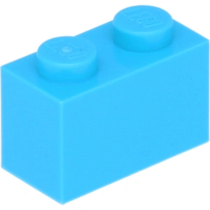 Lego® 100 pièces 3004 Brick 1x2 Part Basic Bricks 100 Bleu azur moyenVendu parkaufland