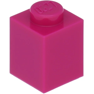 Lego® 50 pièces 3005 Brick 1x1 Part Basic Bricks 50 Magenta