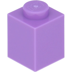Lego® 50 pièces 3005 Brick 1x1 Part Basic Bricks 50 Middle Lavendel